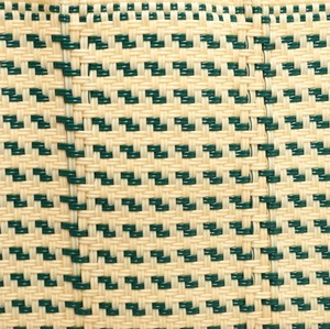 メルカドバック MERCADO BAG - HOUNDSTOOTH - Cream / Dark Green (S) 610722814