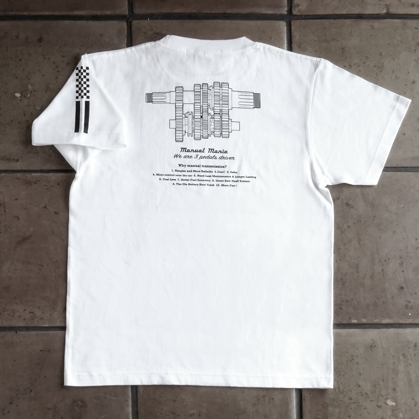 New Manual ホワイト Tシャツ Manual Mania T-shirts White マニュアルマニア白スーパーヘビー