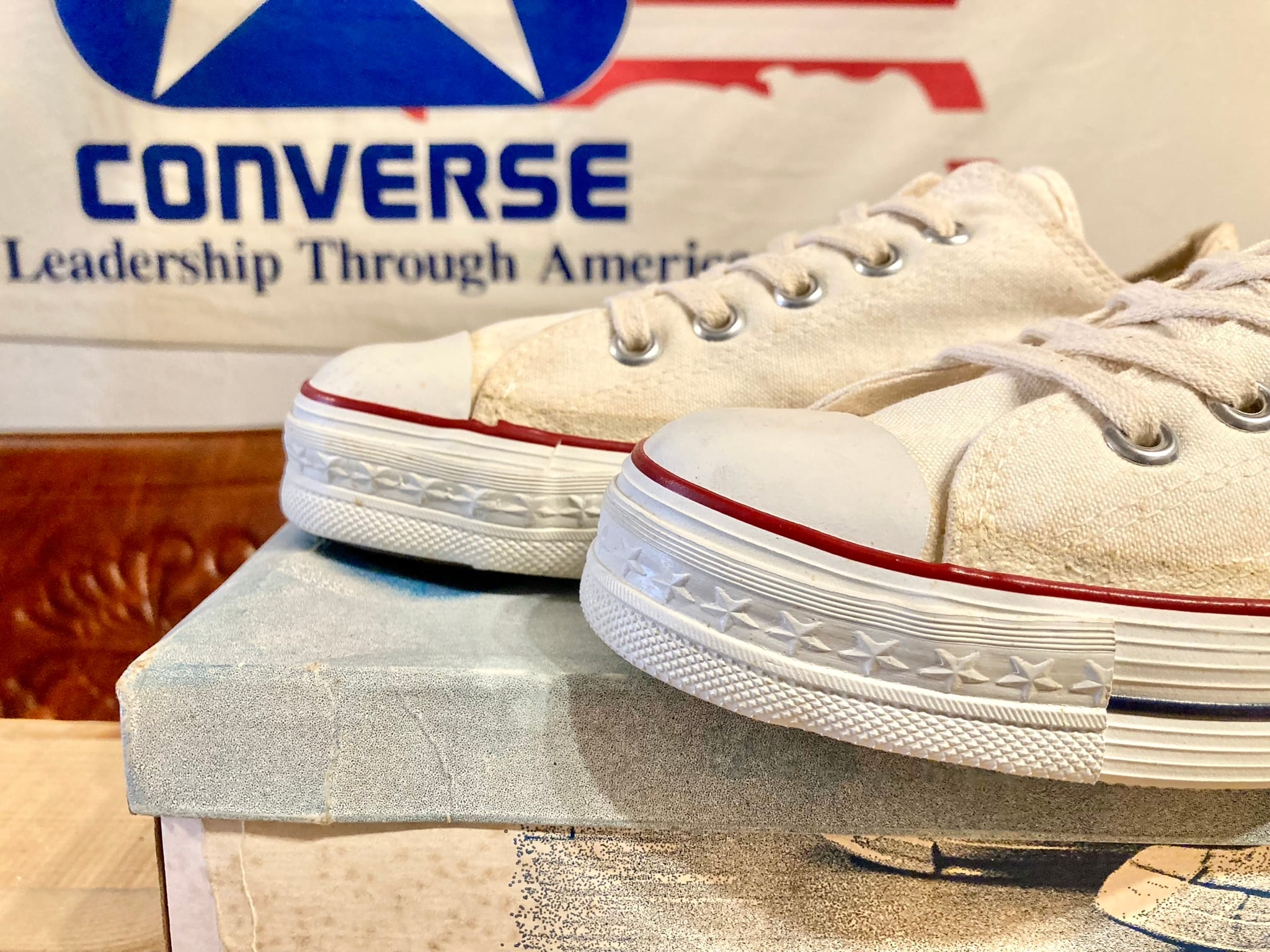 CONVERSE(コンバース) COACH(コーチ)生成り 4 23cm USA 70s CONVERSE(コンバース) COACH(コーチ)生成り 4 23cm USA 70s