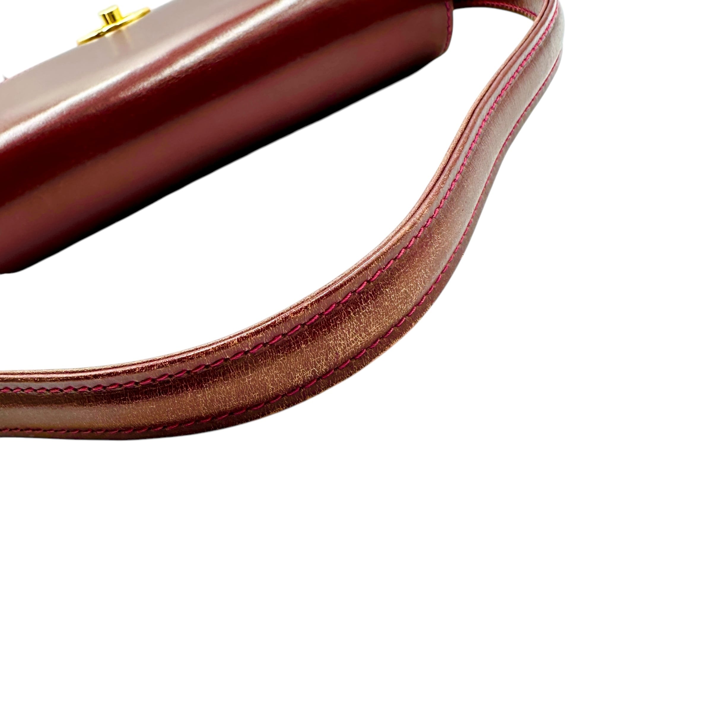 ✨美品✨ バリー レザー ダレスバッグ 2way B4可能 ボルドー 赤茶 Bally（バリー） 美品/ BECKIE ロゴ金具 レザー ショルダーバッグ