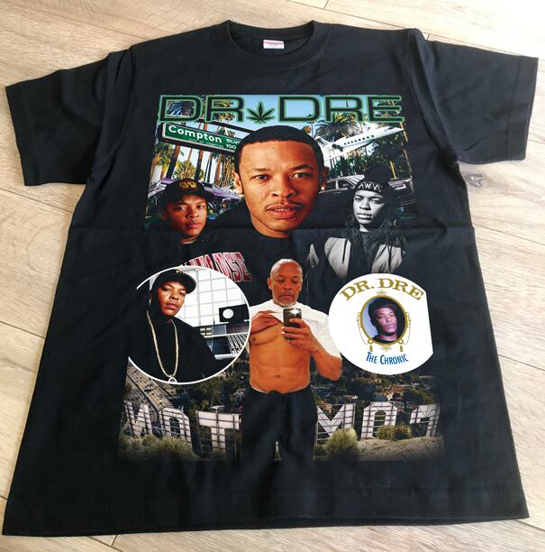 限定版】ウェッサイ☆レジェンドラッパー☆ DR.DRE ☆RAPTシャツ