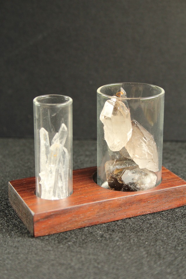 【946012】宮崎クリスタル＆スモーキー 試験管セット