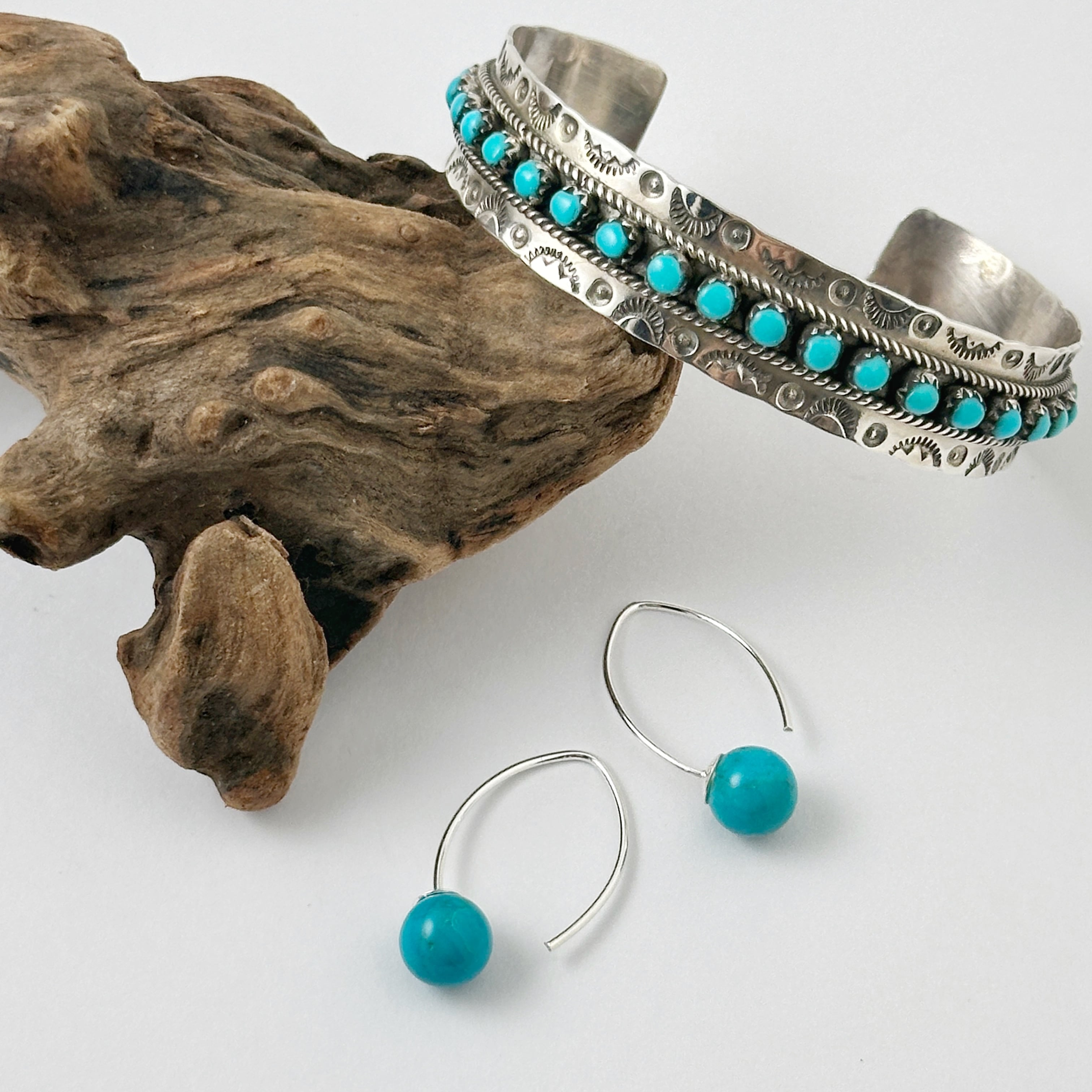 Indian Jewelry 》ターコイズ スタンプワーク バングル | 【公式通販