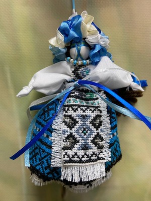 UA.Designer手作りモタンカ 12cm（ウクライナの御守り）