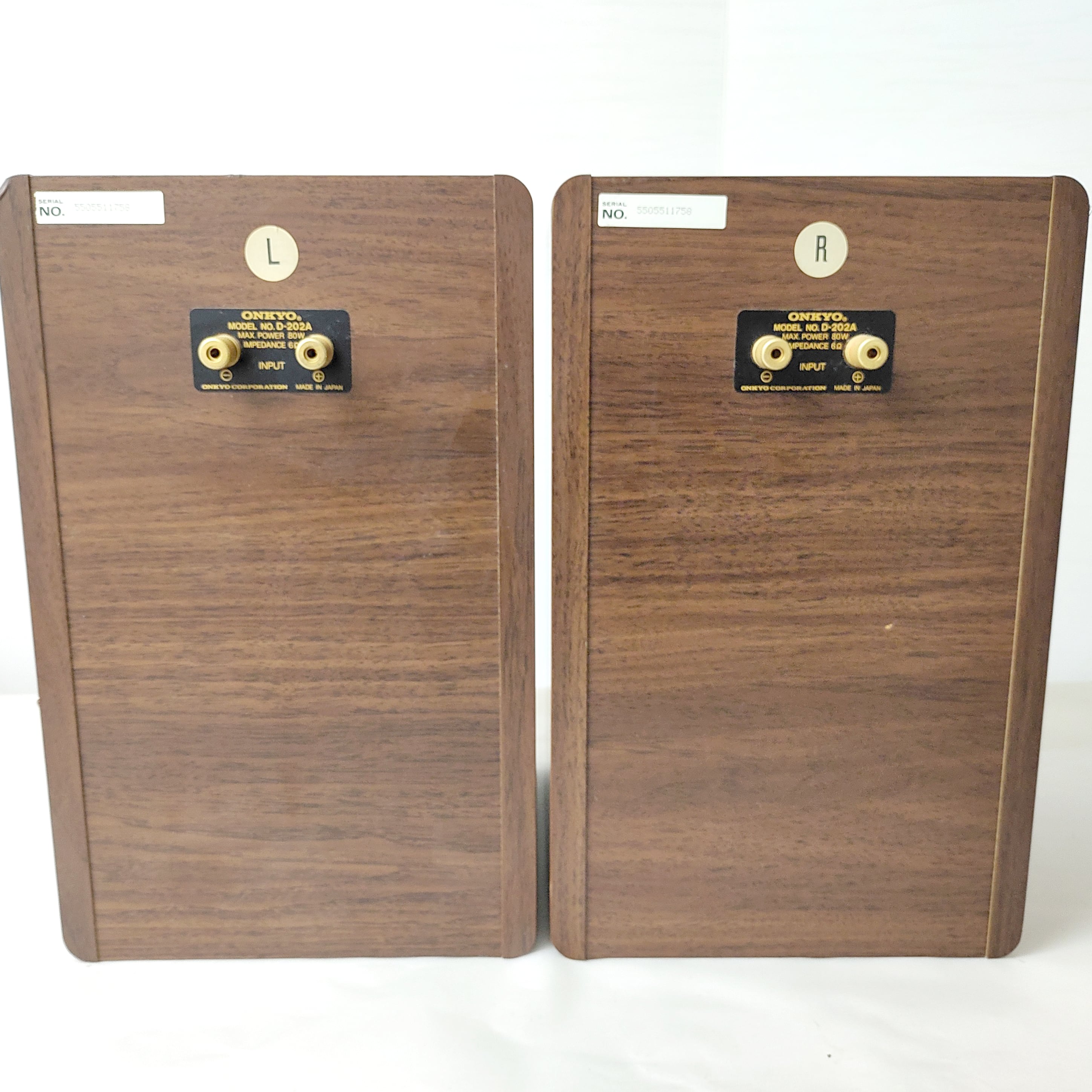 ONKYO・オンキョー・スピーカー・D-202A・No.230309-30・梱包サイズ140