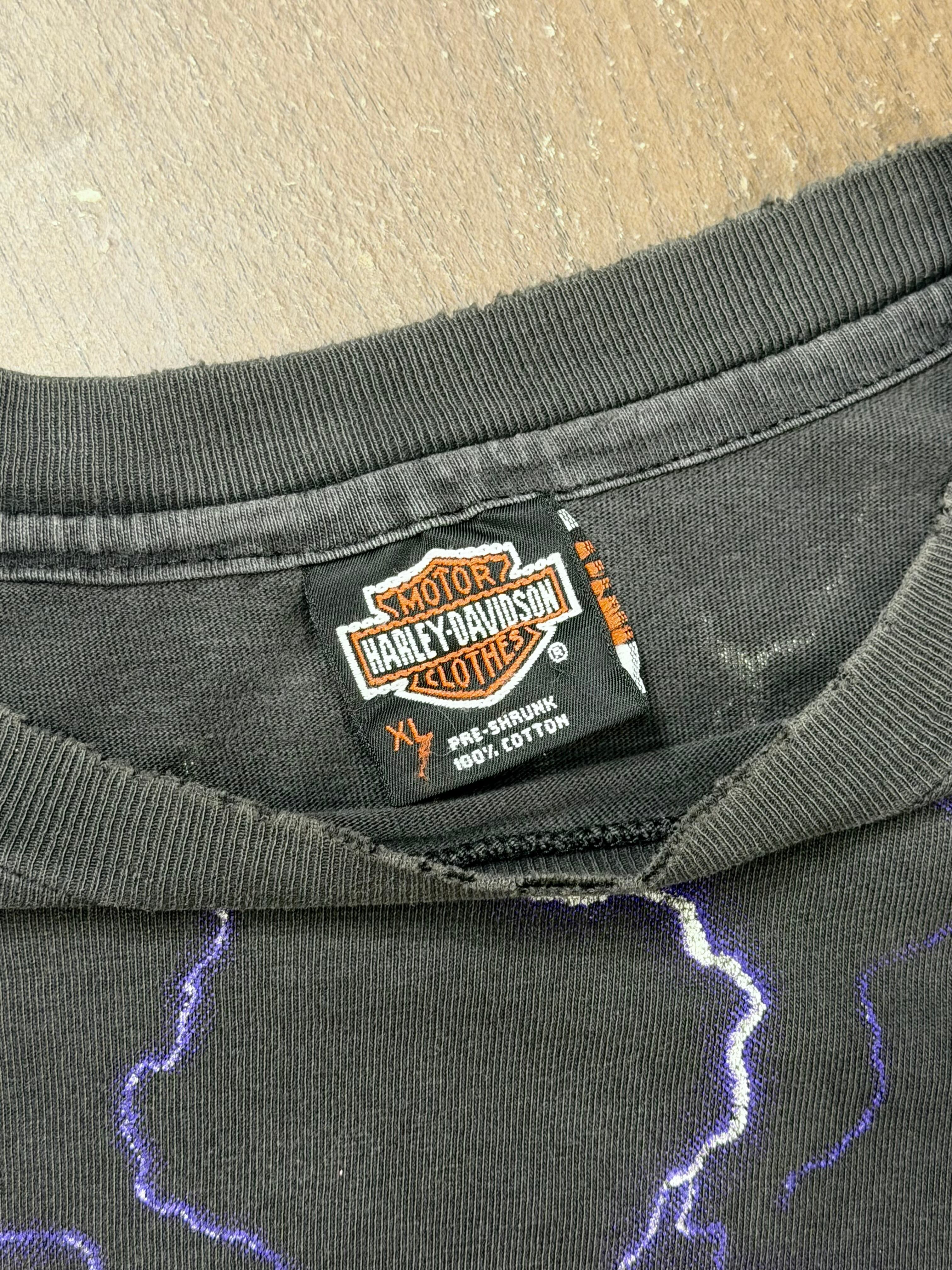 希少 90s Harley Davidson サンダー ライトニング Tシャツ ハーレー
