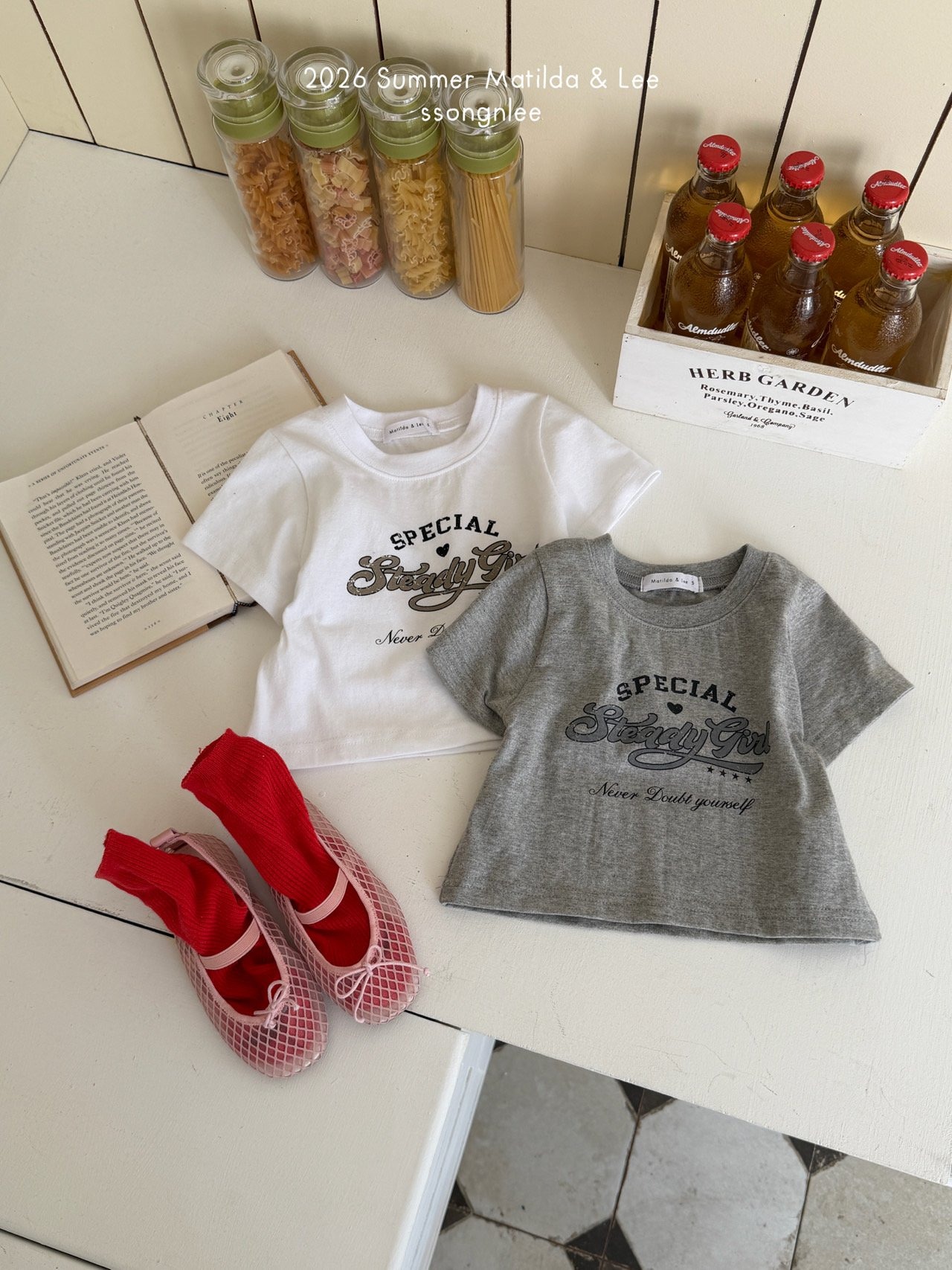 [Matilda&Lee] Steady Girl T-shirt added (15/17/19) / [마틸다앤리] 스테디걸티추가 (15/17/19)