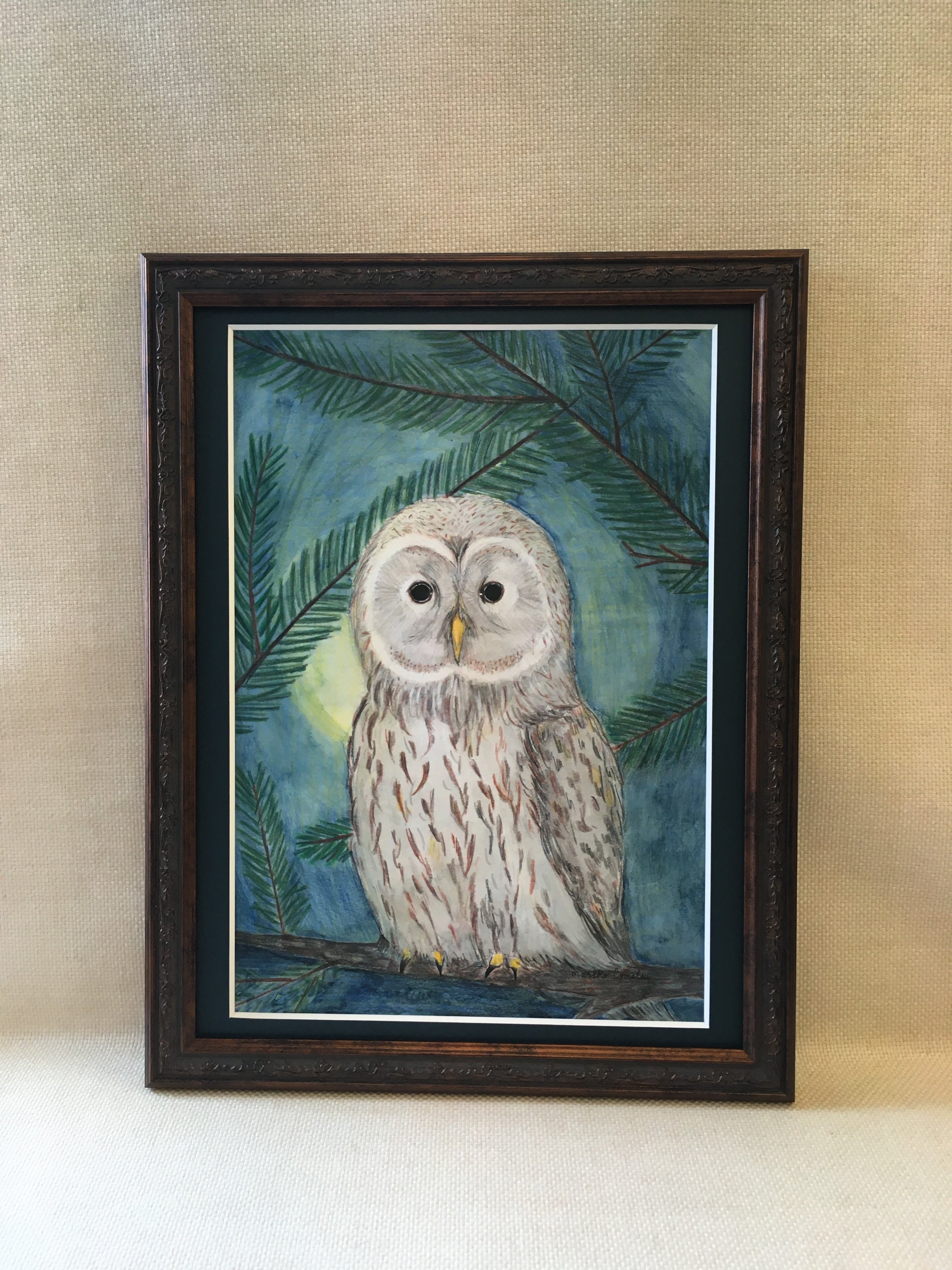 原画 森の主「エゾフクロウ 」 | Eureka!