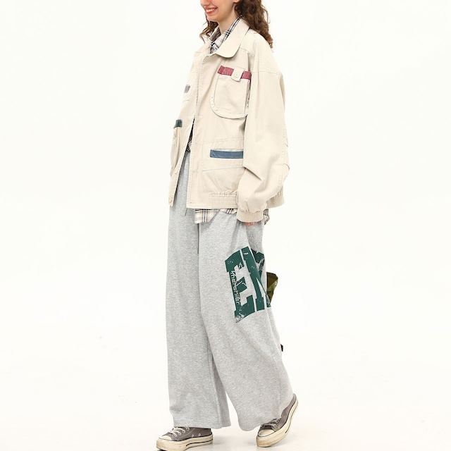 カラーパネルワークポケットジャケット R00824