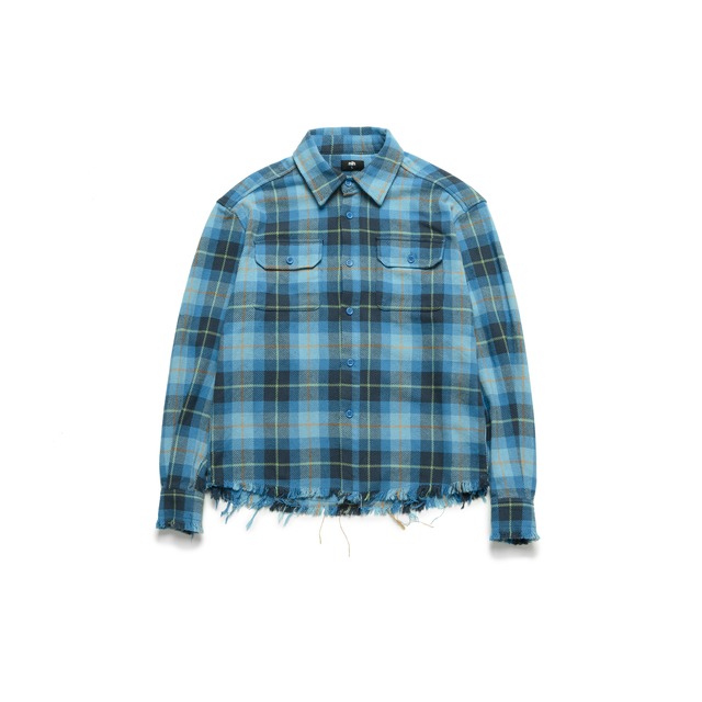 Distressed Plaid Shirt