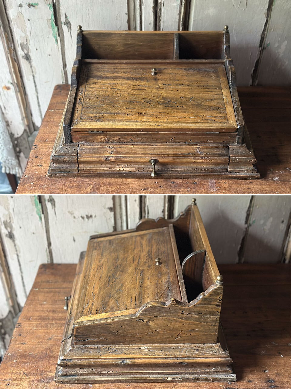 スロープトップレターラック 書類ケース | Brocante de La Cocotte