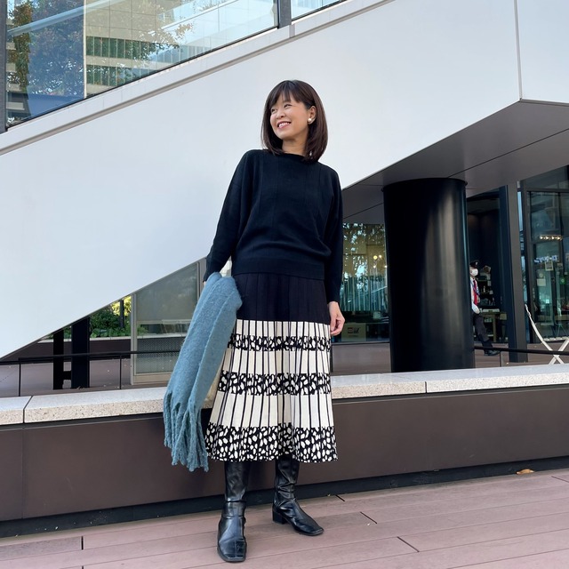 縦ライン ドルマンニット}