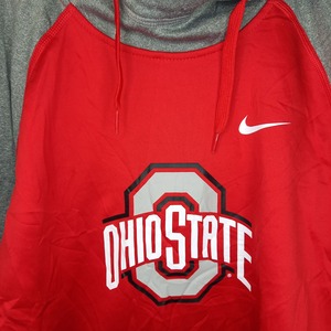 ナイキ　プルオーバー　スウェット　パーカー　サムホール　裏起毛　ビッグロゴ