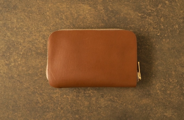 NAGI round zip wallet MID エヴァーカラー ゴールド