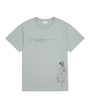 [SAN SAN GEAR] RESONIAN T-SHIRT [SKY BLUE] 正規品 韓国ブランド 韓国通販 韓国代行 韓国ファッション sansan san san sansangear サンサンギア