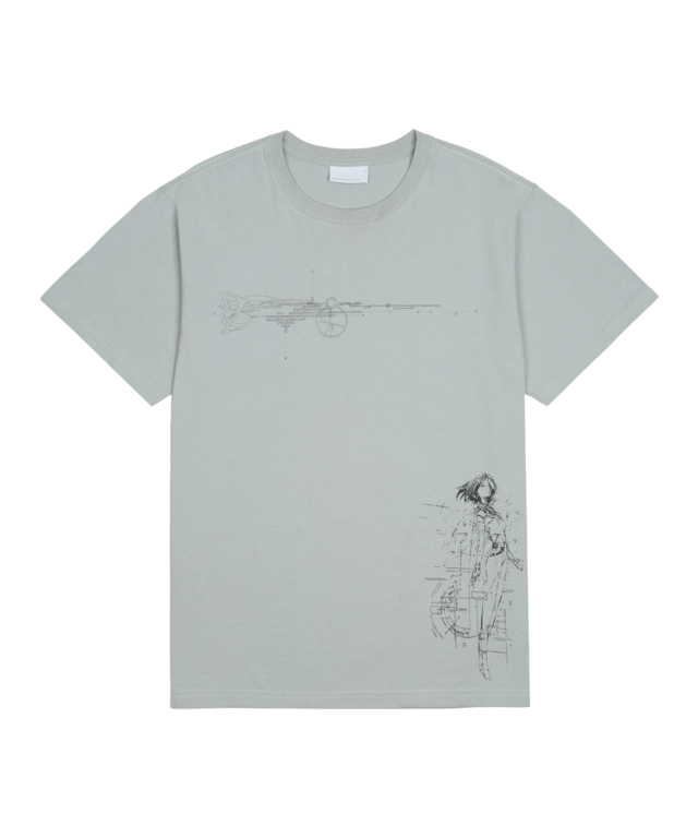 [SAN SAN GEAR] RESONIAN T-SHIRT [SKY BLUE] 正規品 韓国ブランド 韓国通販 韓国代行 韓国ファッション sansan san san sansangear サンサンギア