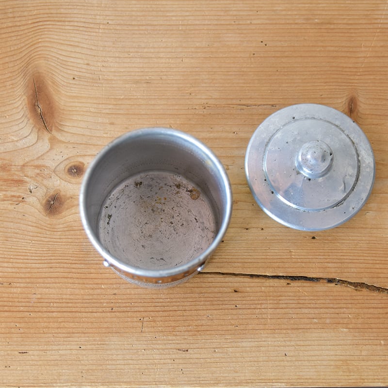 French Aluminum Canister 5P set / フレンチ アルミ キャニスター 5点