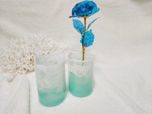 390.オーシャンレジンアート マルチグラス