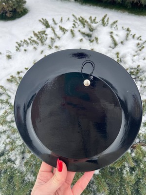 ペトリキウカ塗りのプレート（ヴァレンティナ・ホロべッツ）20cm