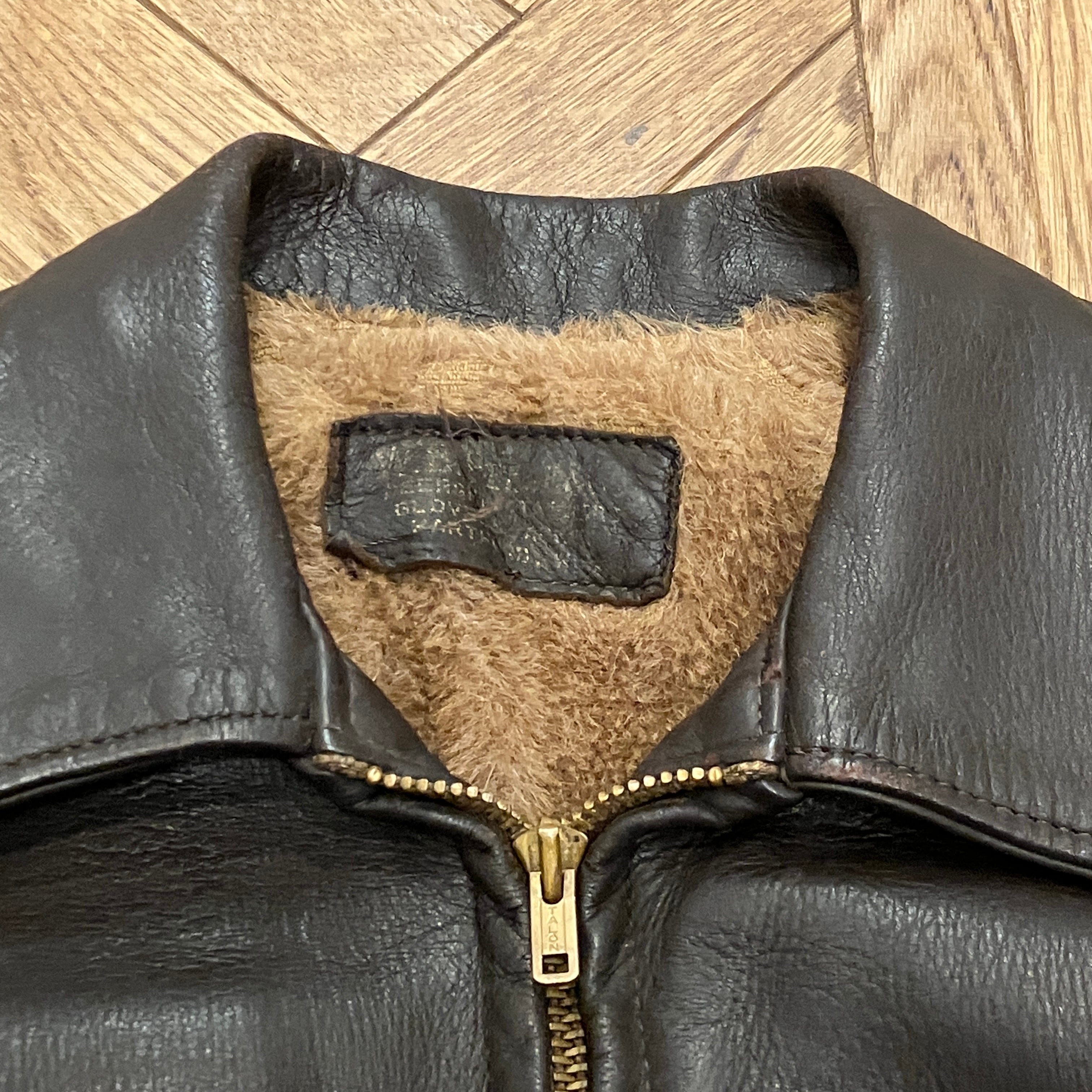 1950s DEERSKIN LEATHER JACKET BROWN | safarionline