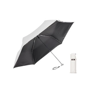 【在庫処分】Waterfront 折りたたみ傘 日傘兼用雨傘 ポケフラットサンシェイド ホワイト 50cm 軽量コンパクト UVカット 99.9% ユニセックス S350-0773WH1-BA