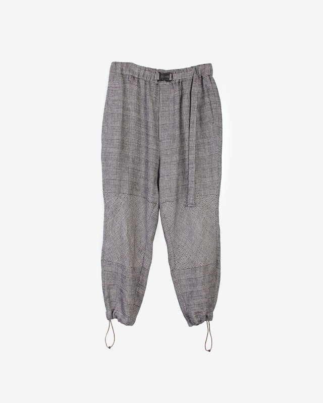 Linen Wool Knee Change Pants -gray<LSD-BJ3P2>