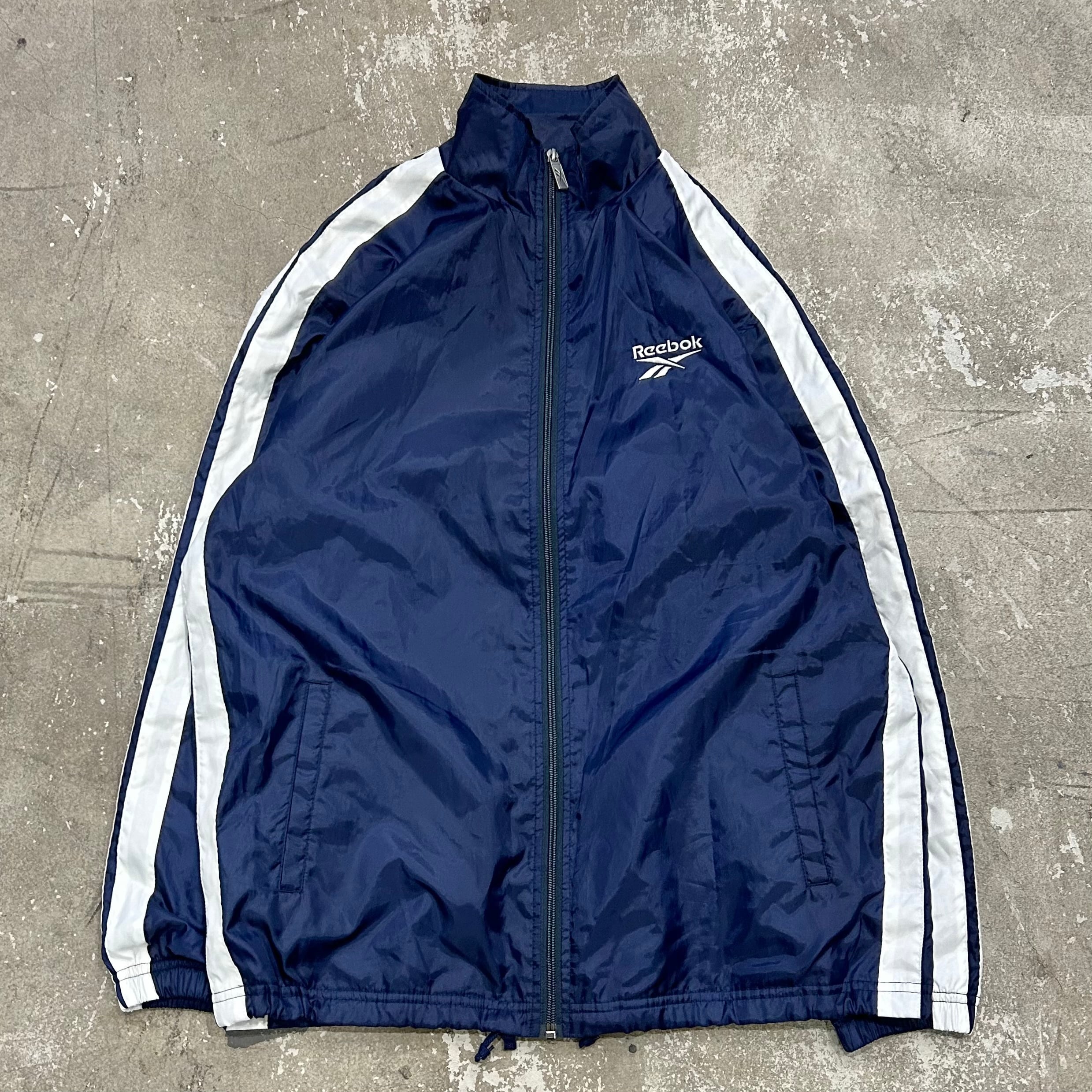 ナイキ マンチェスターシティ サッカー ジャケット 古着 青 XL 16136