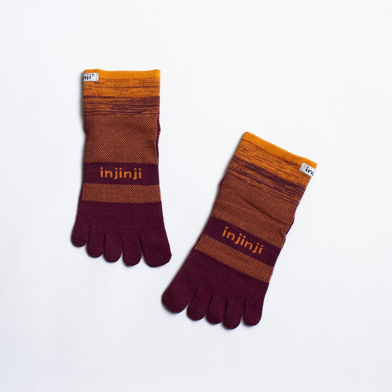 injinji(インジンジ)トレイルミッドウェイトミニクルー SOL (ソーラー) ユニセックス 5本指ソックス 日常用にもおすすめ