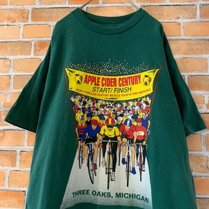 【ACC】90s ビンテージ Tシャツ USA製 アメリカ古着 自転車 レース