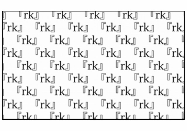 Life Create『rk』　玄関マット