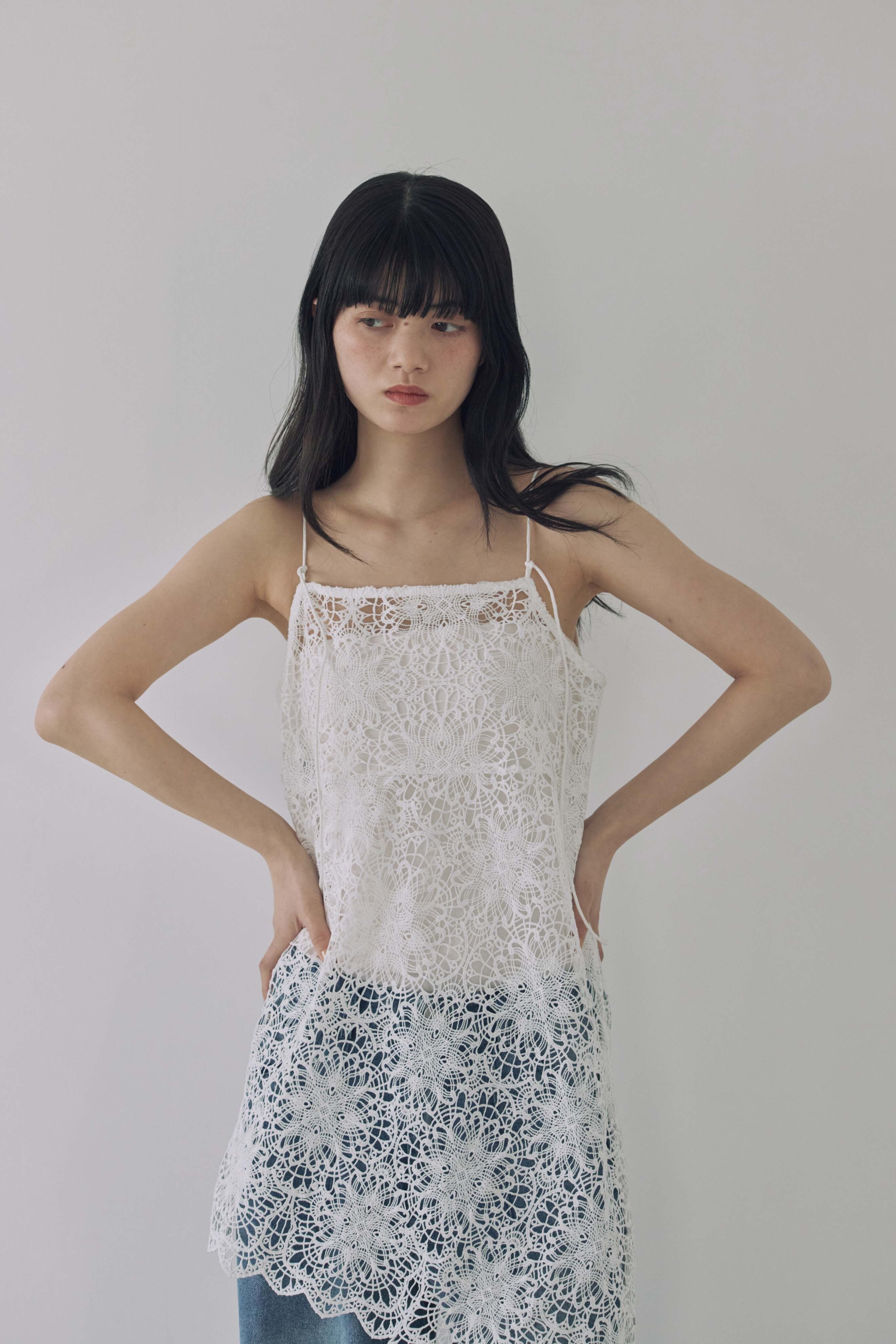 ワンピース dium. DU260536 2Way Lace Camisole DU260536 2Way Lace Camisole【Re Stock】 | dium.