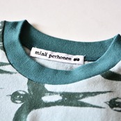 〈 mina perhonen 〉AAS8185P hello swallow “Tシャツ ”  light blue   80-100cm