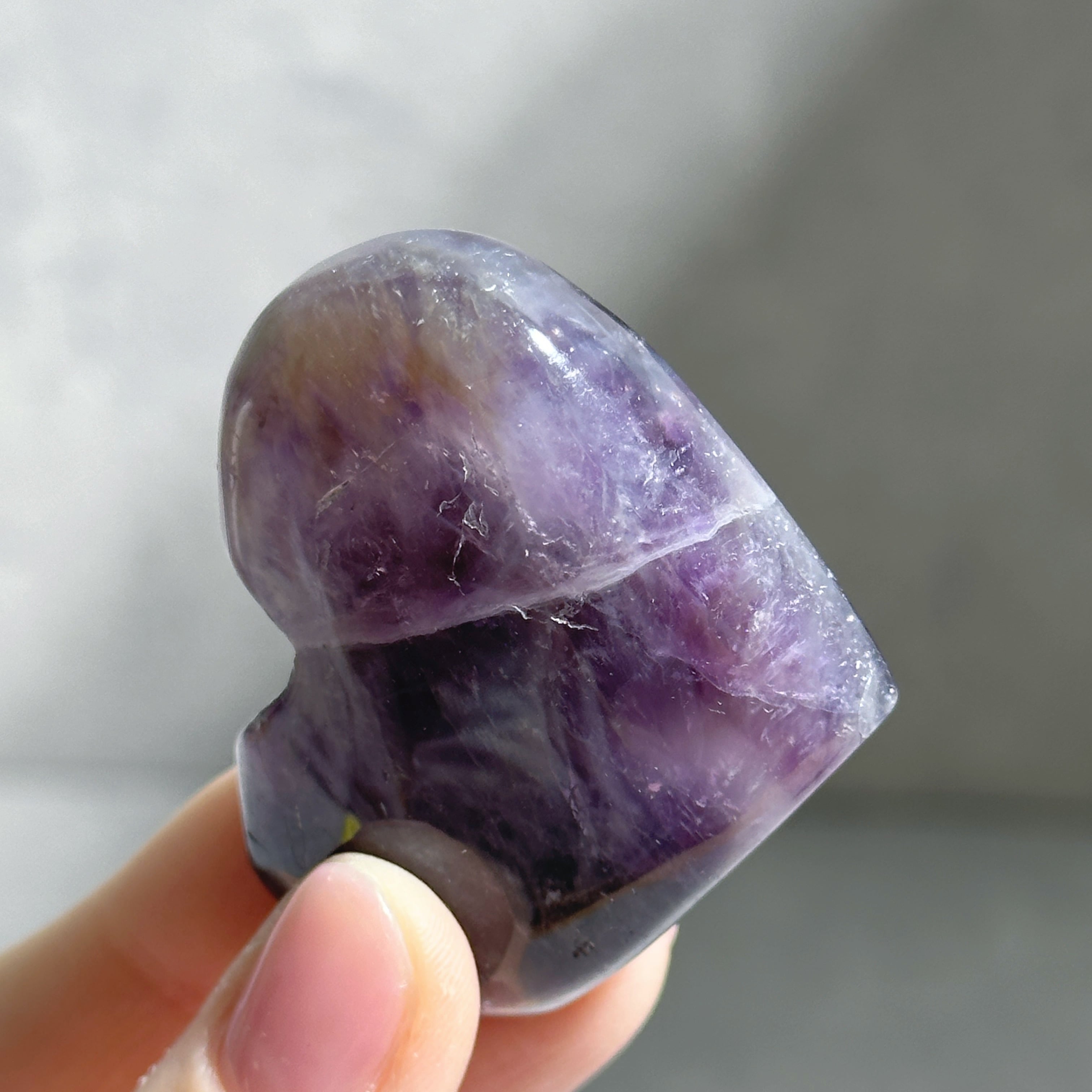 ドリームアメジスト ハート型41◇ Dream Amethyst ◇天然石・鉱物