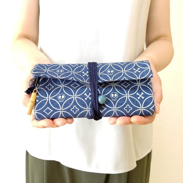 ガシャ髑髏　ハンドメイド　ウエストポーチ　道中財布　リュック ガシャ髑髏 ハンドメイド ウエストポーチ 道中財布 リュック ＊新型紙