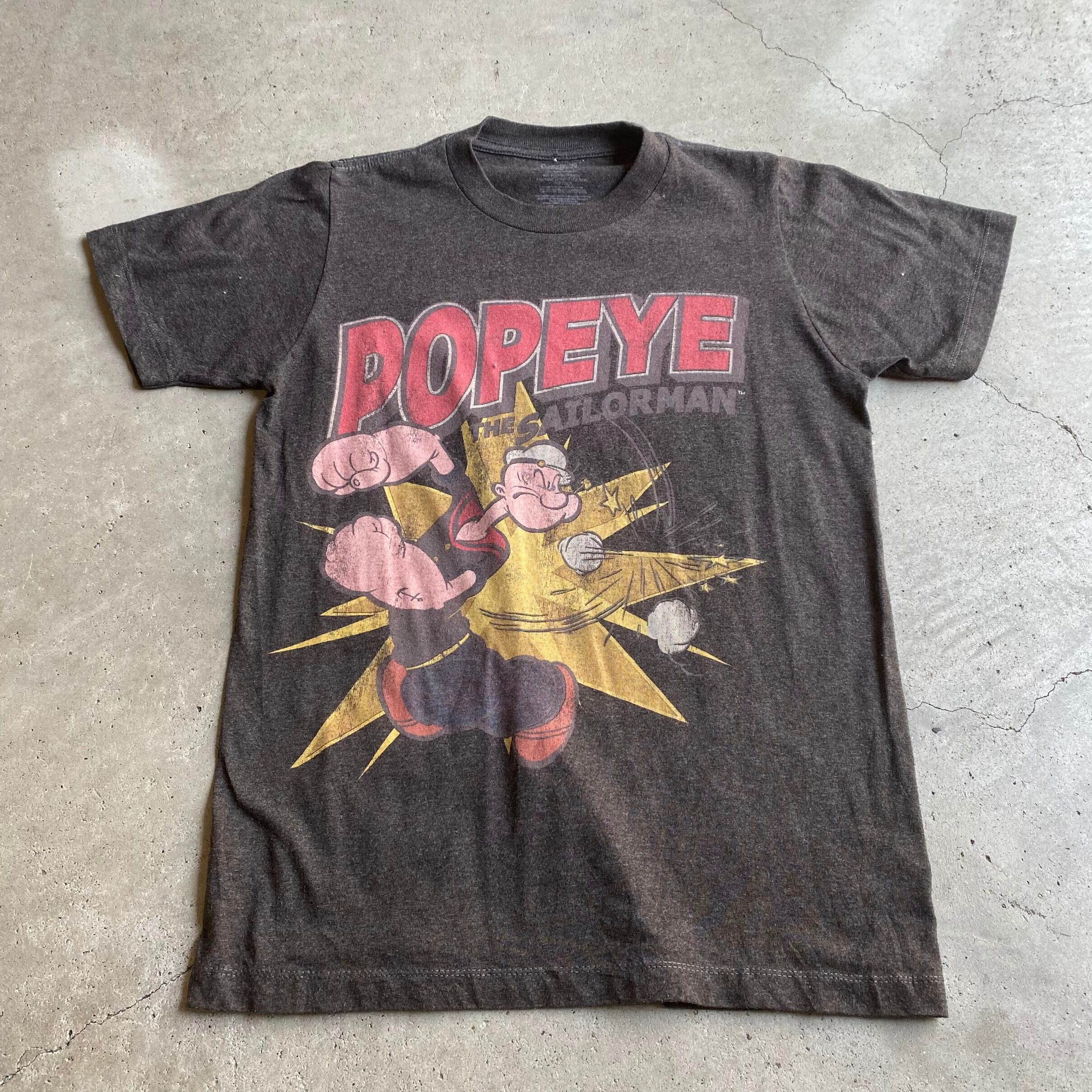POPEYE ポパイ バイクTシャツ キャラクタープリントTシャツ メンズS 