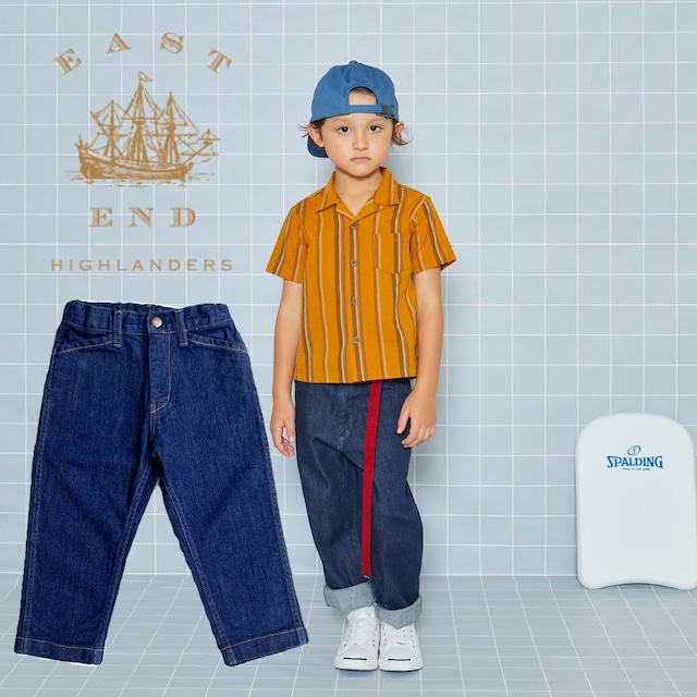 ワイドテーパードデニムパンツ 【EAST AND HIGHLANDERS】EEH 2021SS Wide Taperd Denim Pants