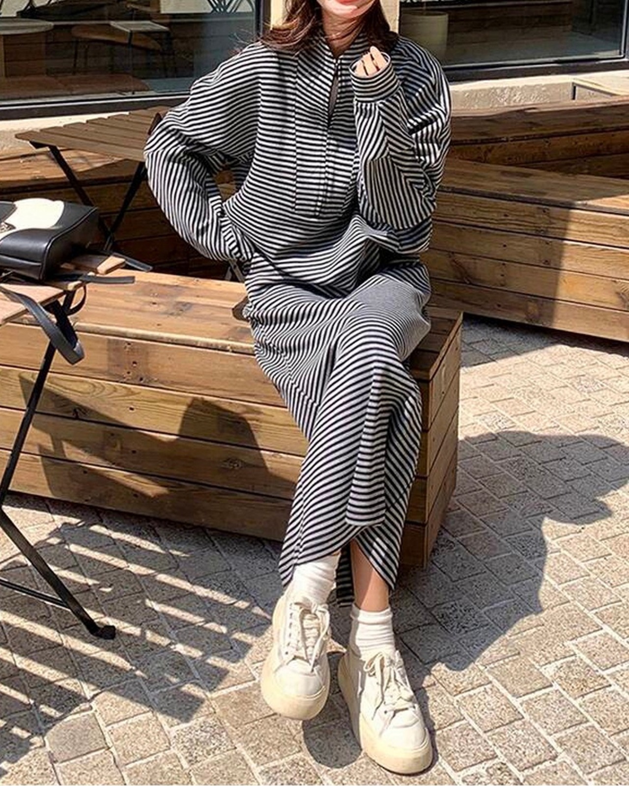 スカートツーピーススーツセットアップ A0551 - 1