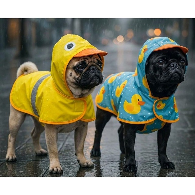 Reversible Raincoat  -duck-　　t-item-0525