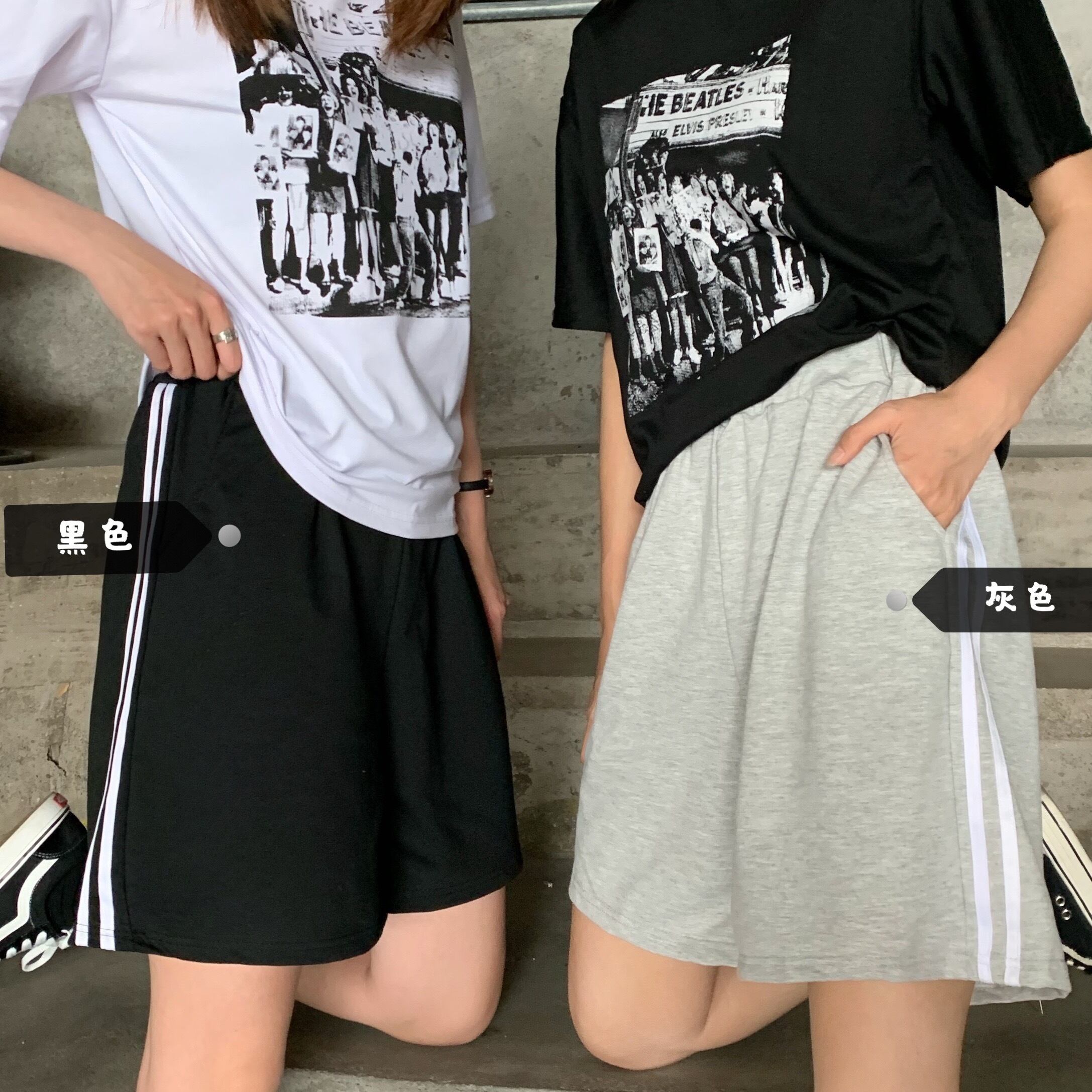 サマーショーツ スタイルルーズハイウェスト薄手パンツ 夏物 ブルマー ケッペル69231612649