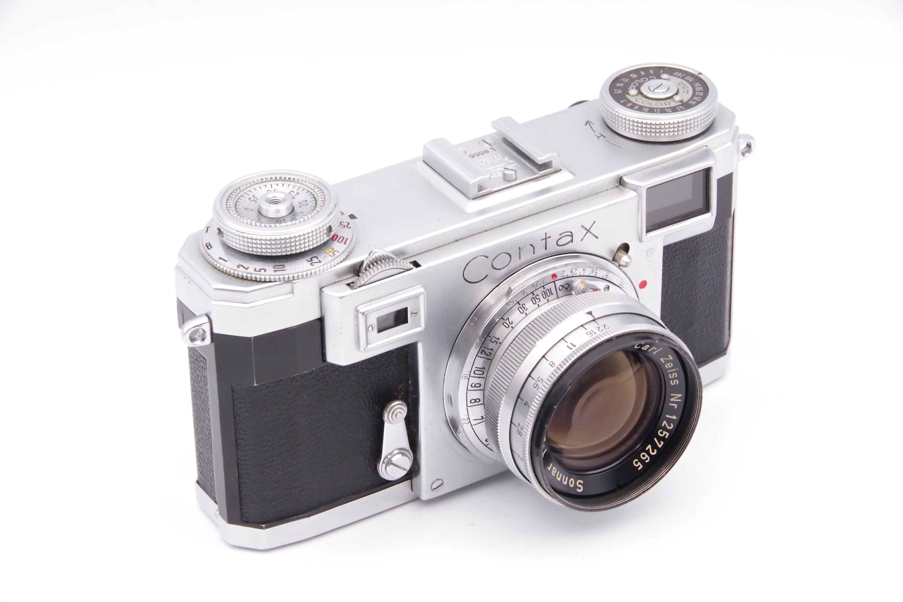 Contax IIa Color Dial+ Carl Zeiss Sonnar 50mm F2 Zeiss Ikon