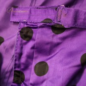 フラメンコ 衣装 ファルダ スカート シージョ ボランテ フリル 紫 黒 水玉 ドット パープル系 ブラック系 ダンス パーティ 発表会 スカート エレガント フォーマル 大人 レディース さわやか 華やか コスチューム ダンス衣装 フルスカート 光沢感