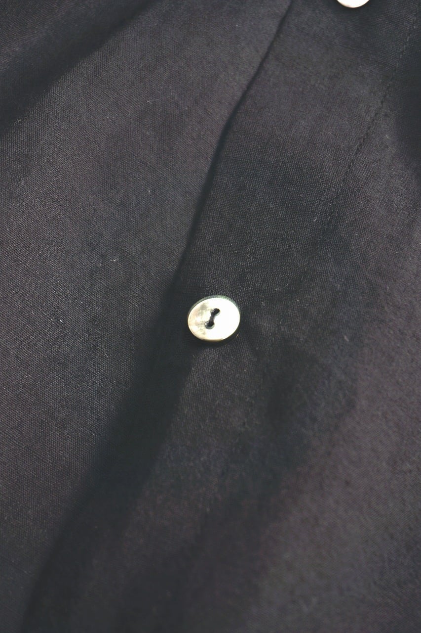 Cotton Linen Fly-Front Blouse