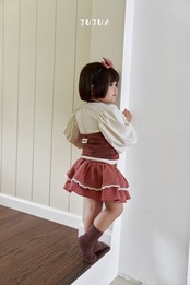 韓国子供服 / JUJUA / 26Autumn / ラブ タートルネック Tシャツ / 秋服 *XS~XL*