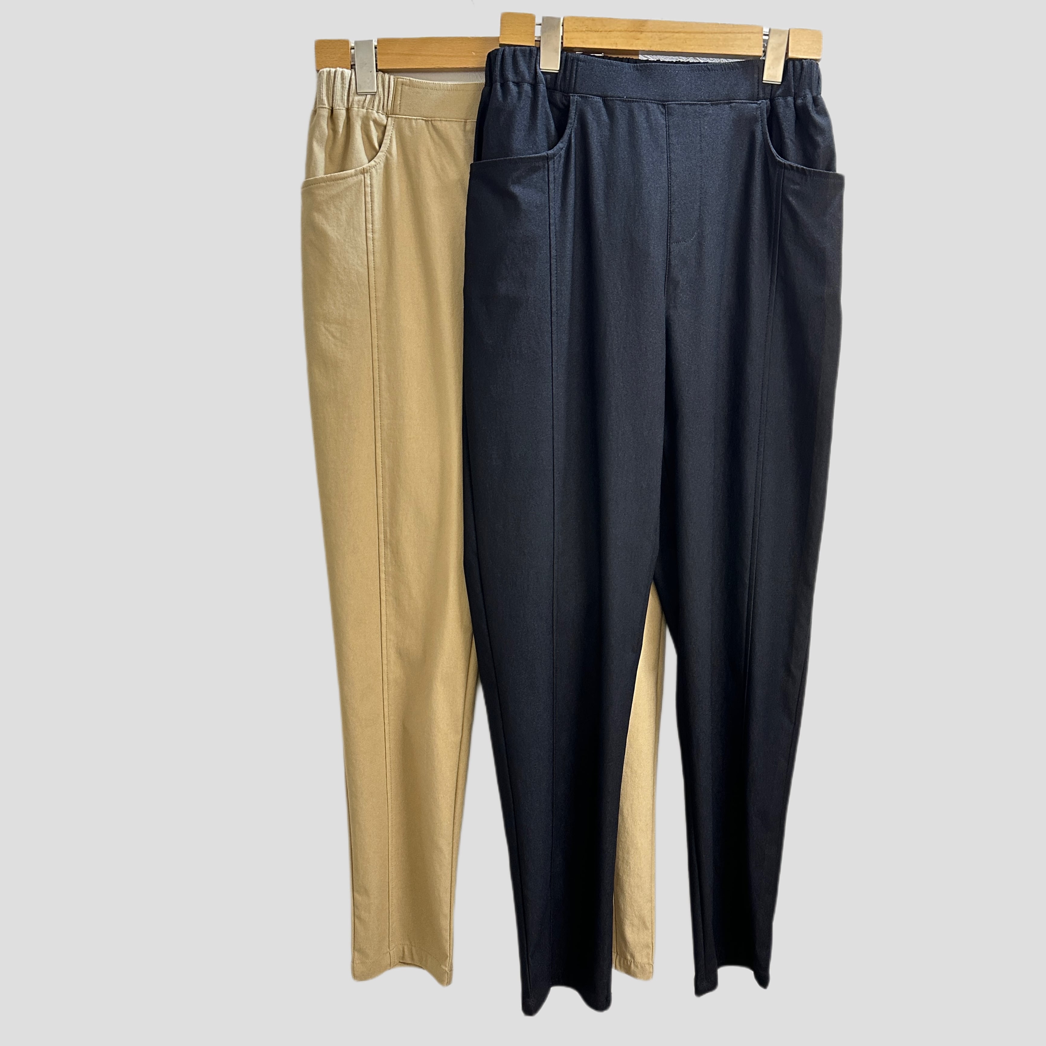 SALE》《ayane/アヤン》ストレッチツイルテーパードパンツ
