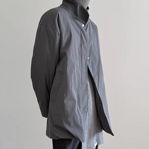 Oversized Stand Collar Padded Coat – Warm Loose Mid-Length Winter Jacket (FD067)