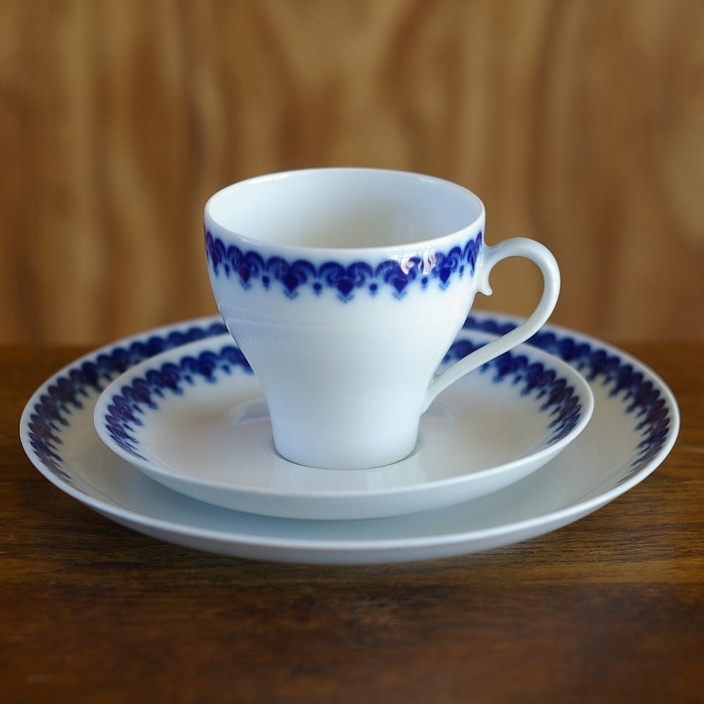 ドイツ製ビンテージ食器 Hutschenreuter フッチェンロイター コバルト  