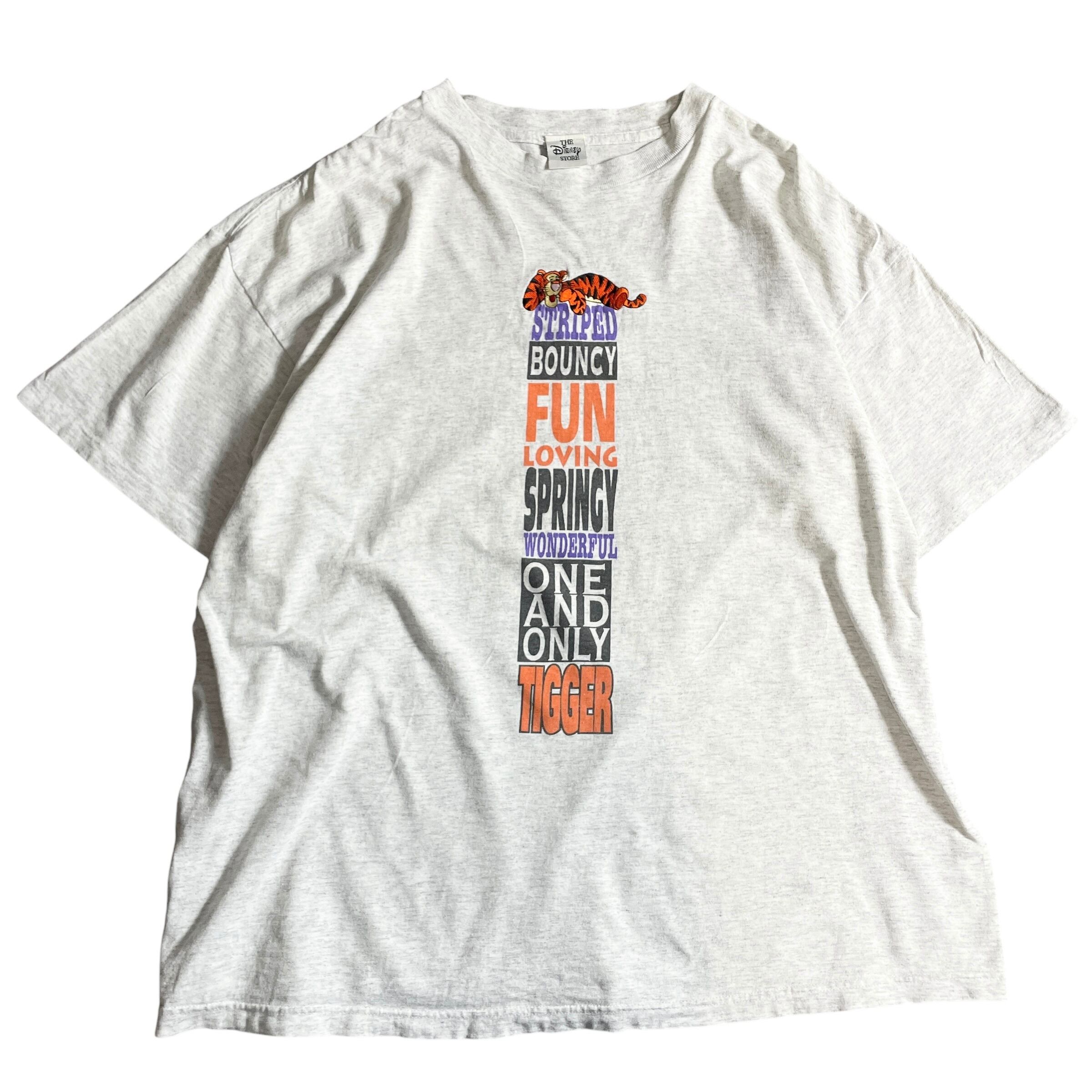 90s USA製 Disney tigger vintage T-shirt