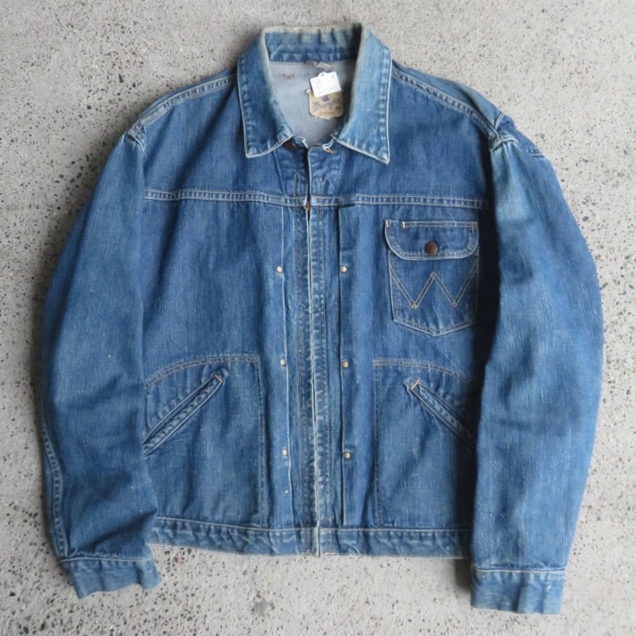 日本製 90年代 復刻 Wrangler ラングラー デニムジャケット 124MJ