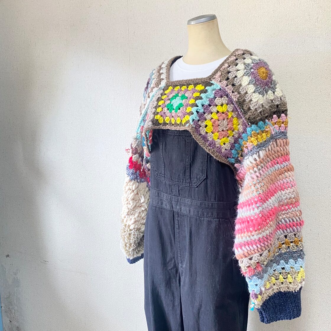 トーガTOGA PULLAボタニカルモチーフ柄 メッシュシャツ シースルー st