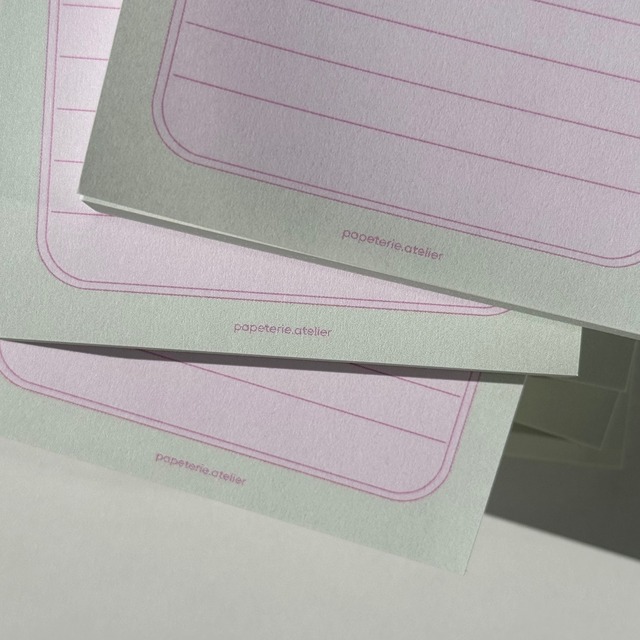 papeterie.atelier 〔line memo ーwater melonー〕